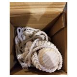 Y- STOP Hammock Chair Hanging Rope Swing, Hanging Chair with Pocket, Max 330 Lbs, Quality Cotton Weave for Superior Comfort, Durability (Beige)