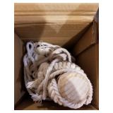 Y- STOP Hammock Chair Hanging Rope Swing, Hanging Chair with Pocket, Max 330 Lbs, Quality Cotton Weave for Superior Comfort, Durability (Beige)