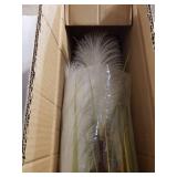 36" Faux Pampas Grass Large Potted Plants,Artificial Pompous Grass Tall Fake Indoor Plants for Home Decor(Yellow and Green