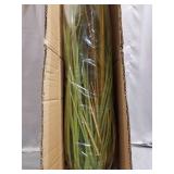 36" Faux Pampas Grass Large Potted Plants,Artificial Pompous Grass Tall Fake Indoor Plants for Home Decor(Yellow and Green