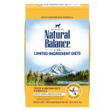 Natural Balance L.I.D. Limited Ingredient Diets Dry Dog Food, 26 Pounds, Duck & Brown Rice Formula