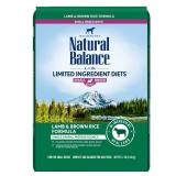 Natural Balance L.I.D. Limited Ingredient Diets Dry Dog Food, 12 Pounds, Lamb & Brown Rice Small Breed Formula