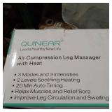 QUINEAR AIR COMPRESSION LEG & FOOT MASSAGER W/ HEAT