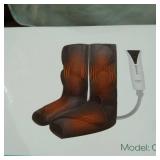 QUINEAR AIR COMPRESSION LEG & FOOT MASSAGER W/ HEAT
