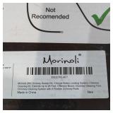 MORINOLI 26FT CHIMNEY SWEEP KIT, CHROME BUTTON LOCKING SYSTEM, CHIMNEY CLEANING KIT, EXTENDS UP TO 26FT