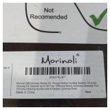 MORINOLI 26FT CHIMNEY SWEEP KIT, CHROME BUTTON LOCKING SYSTEM, CHIMNEY CLEANING KIT, EXTENDS UP TO 26FT