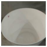 Full Depth Round Cylinder Pot, White, 12-Inch