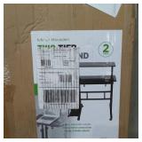 Mind Reader - 2 Tier Sit and Stand Desk - Black