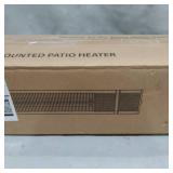 INTERTEK PATIO BOSS WALL MOUNTED PATIO HEATER