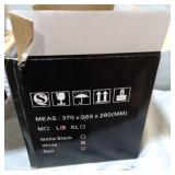 MOTORCYCLE HELMET SIZE Large, - WHITE & BLACK