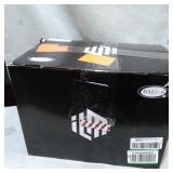 MOTORCYCLE HELMET SIZE Large, - WHITE & BLACK