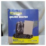 WHEELIVE INLINE ROLLER SKATES STREET STYLE - BLACK&PINK, SIZE LARGE 39-43
