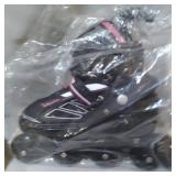 WHEELIVE INLINE ROLLER SKATES STREET STYLE - BLACK&PINK, SIZE LARGE 39-43