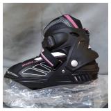 WHEELIVE INLINE ROLLER SKATES STREET STYLE - BLACK&PINK, SIZE LARGE 39-43