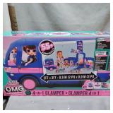 LOL SURPRISE SMALL DOLLS ACCESSORIES 4 IN1 GLAMPER (BLUE)