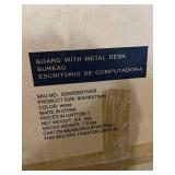 Furniture R Lucia Wood Board with Metal Desk