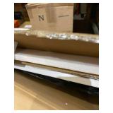 Furniture R Lucia Wood Board with Metal Desk