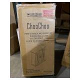 ChooChoo Bathroom Wall Cabinet, Over The Toilet Space Saver Storage Cabinet, Medicine Cabinet with 2 Door and Adjustable Shelves, Cupboard