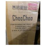 ChooChoo Bathroom Wall Cabinet, Over The Toilet Space Saver Storage Cabinet, Medicine Cabinet with 2 Door and Adjustable Shelves, Cupboard