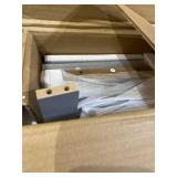 ChooChoo Bathroom Wall Cabinet, Over The Toilet Space Saver Storage Cabinet, Medicine Cabinet with 2 Door and Adjustable Shelves, Cupboard