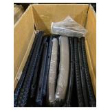 PCAFRS 3 PCS Patio Bistro Set 3 PCS Patio Rattan Conversation Chair Set 1 Coffee Table & 2 PCS Rattan Sofas Patio Wicker Rattan Table Brown