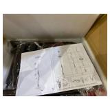 Wellmet Matte Black Farmhouse Chandeliers Light, 8-Light Classic Candle Ceiling Hanging Light Fixture Rustic Pendant Lighting for Kitchen Island, Dining Room, Living Room, 26"D