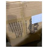 Pet Gate Dog Gate for Doorways, Stairs or House Freestanding, Folding, Accordion Style, Wooden Indoor Dog Fence by Petmaker (24-Inch, Gray)