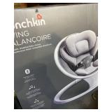 Munchkin Bluetooth Enabled Lightweight Baby Swing with Natural Sway in 5 Speeds and Remote Control