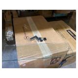 MyGift 20-inch Glass & Chrome Wall Mounted Bathroom Storage Shelf