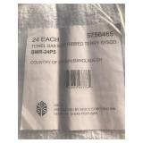 Two dozen bar style terry cloth towels many uses