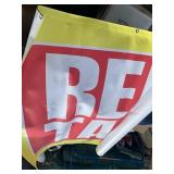 Large Red Tag Sale Banner