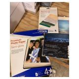 Large Lot of High Dollar Premium Photo Paper w/ Other Accessories (2)