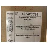 5 New Triple Outlet Adaptors