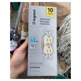 New Legrand 10 Duplex Outlets 15 amp