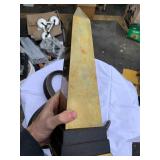 2 Piece Decorative Bundle: Black and Gold Ancient Pieces