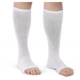 New Lot of 5 Medline Protective Leg Sleeves White 15inL