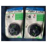 2 New Shakespeare Fury 2 Line Universal Trimmer Head