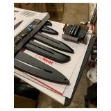 Eat Neat 12pc Cutting Board & Knife Set w/ Blade Sharpener