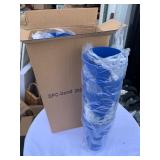 24 New Blue Heavy Duty Plastic Drinking Cups