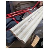Set of 4 PVC Pipe 3 1/4”x10’