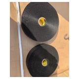 Two rolls of vinyl webbing 100 yards each dress up your chain link fence as pictured