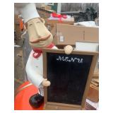 The Little Countertop Special Chef Guy 24” Tall w/ Chalkboard