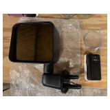1 New Rampage Electric Powered Jeep 2DR & Unlimited 2007-12 Drivers Side Left Mirror Installation Kit w/ Control Box and 36” Length of Soft Wire