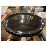 5- 13” Petal Mist Black Plates