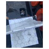 30 Pieces of Stunning Statuario Celano 2” Hexagon Backsplash Tile