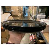 5- 13” Petal Mist Black Plates