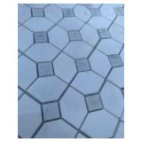 48 Pieces of Gorgeous 1.06 sq ft Bianco Dolomite Dotty Backsplash Tile