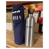 New Chaps Ralph Lauren Golfer’s Stainless Steal Water Bottle Kit
