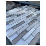 7 Pieces of .98 sq ft Diamante Backsplash Tile