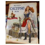 Metal 18”x24” Calypso Rum Pirate Women Sign